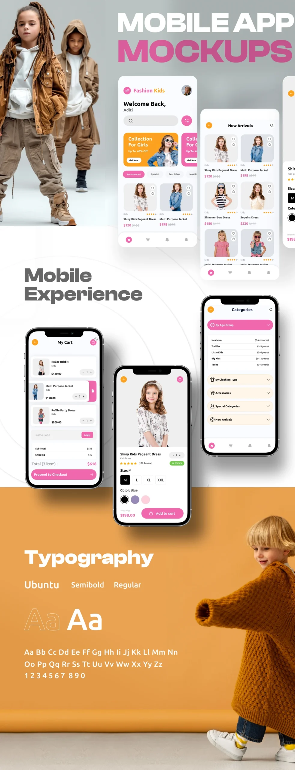 Mobile App UI/UX Design – Modern & Minimal Interface 01