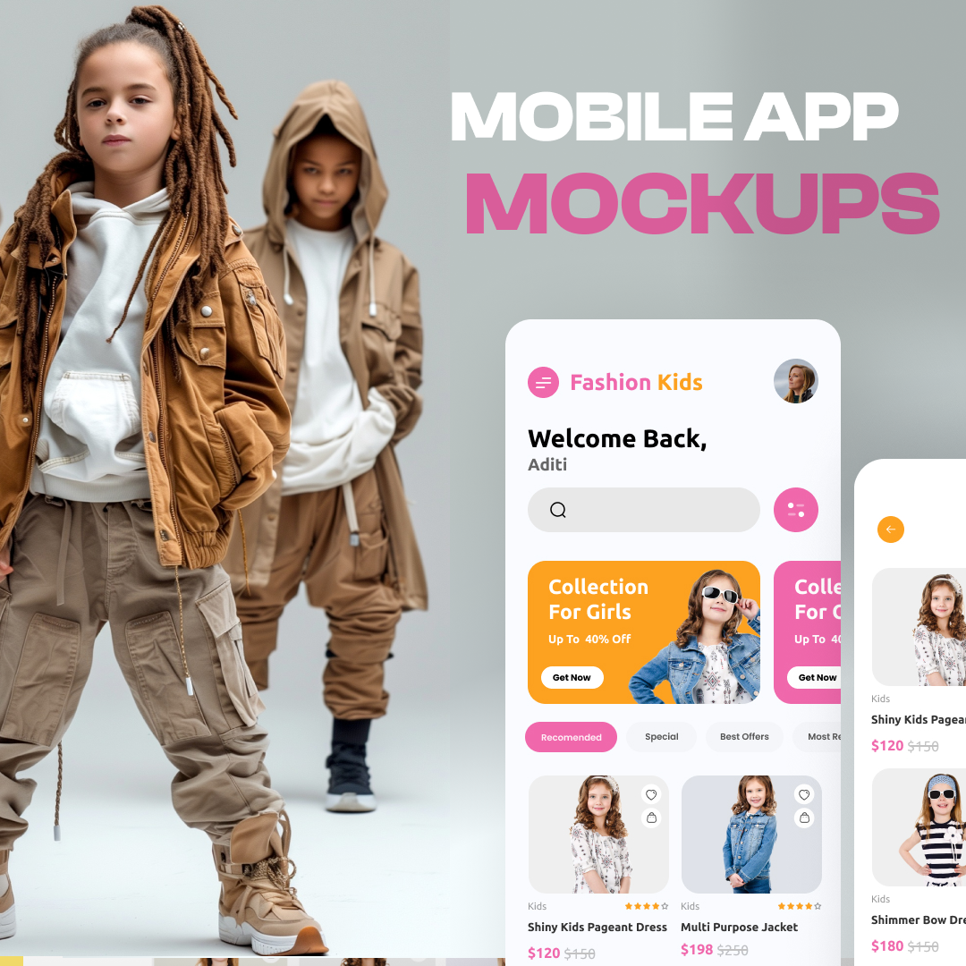 Mobile App UI/UX Design – Modern Interface