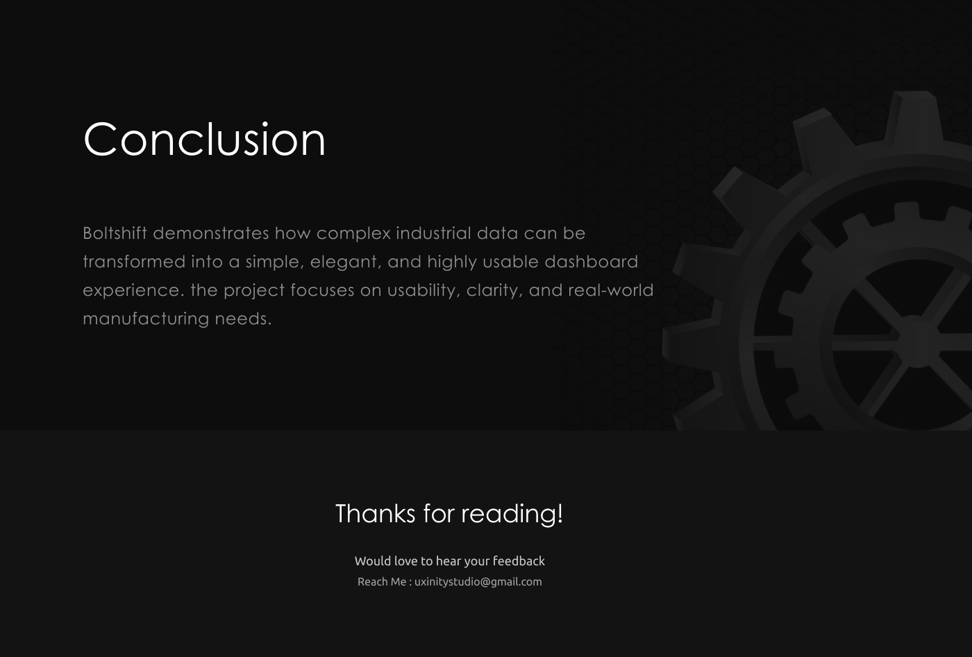 Industrial Monitoring Dashboard | UI/UX Case Study 14