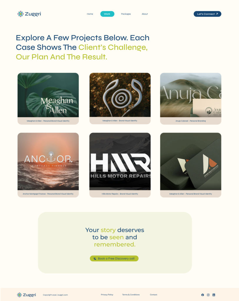 Wordpress Website Zuggri work