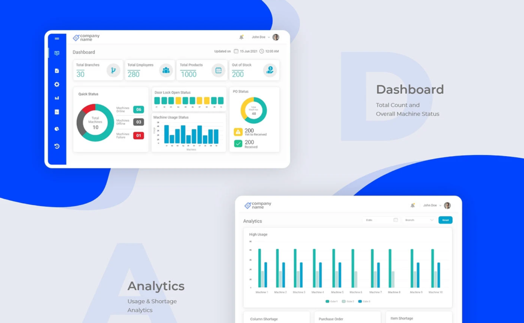 Vending Machine Dashboard