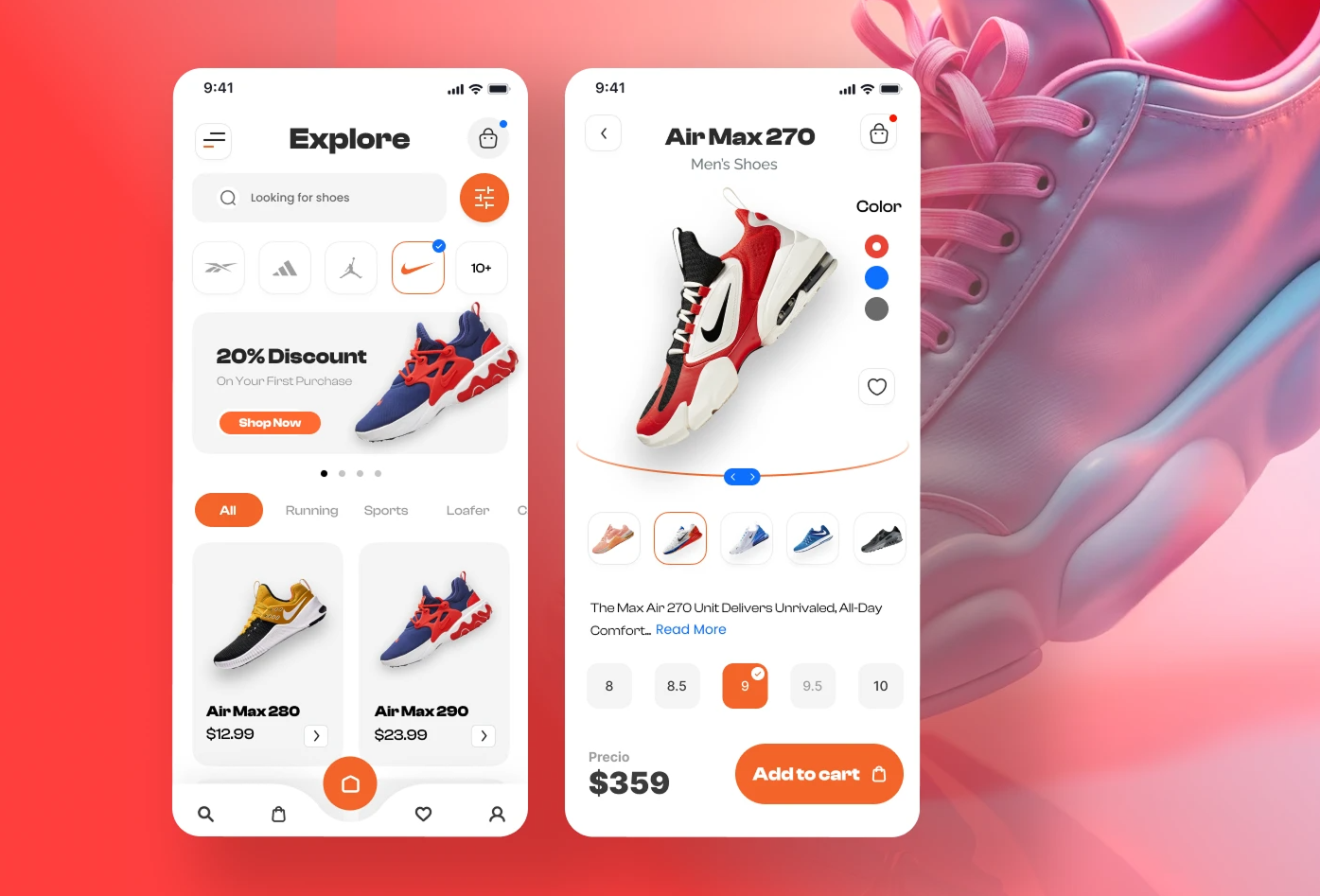 Shoe Mobile App