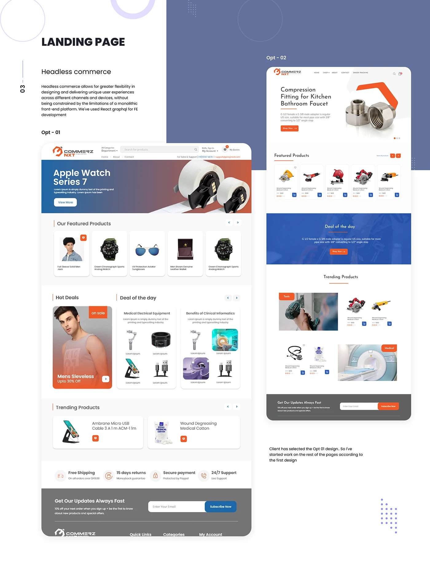 Headless Commerce landing_page