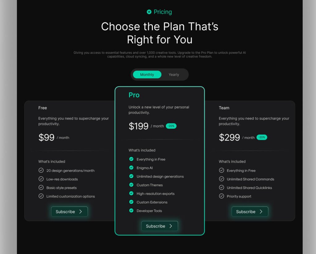 Modern Finance Dashboard & Landing Page Design 06