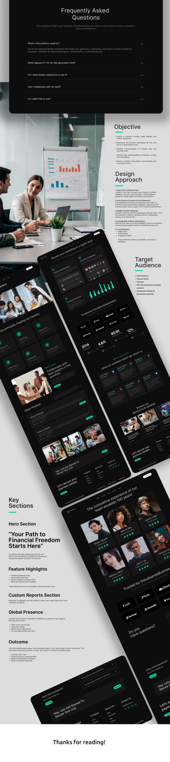 Modern Finance Dashboard & Landing Page Design 08